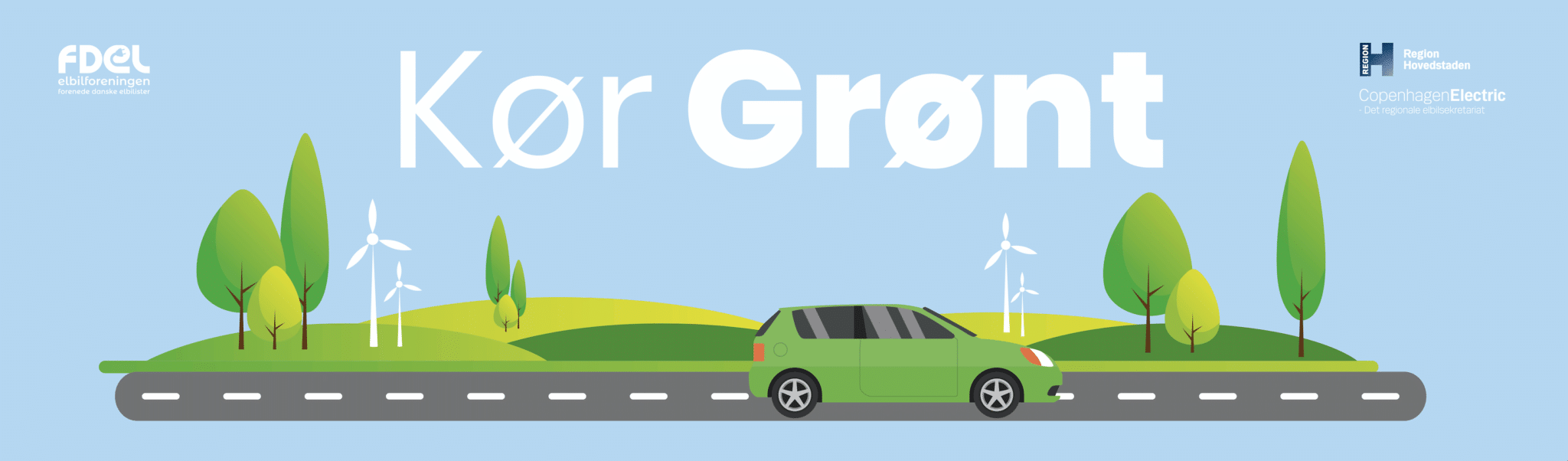 Kør Grønt banner